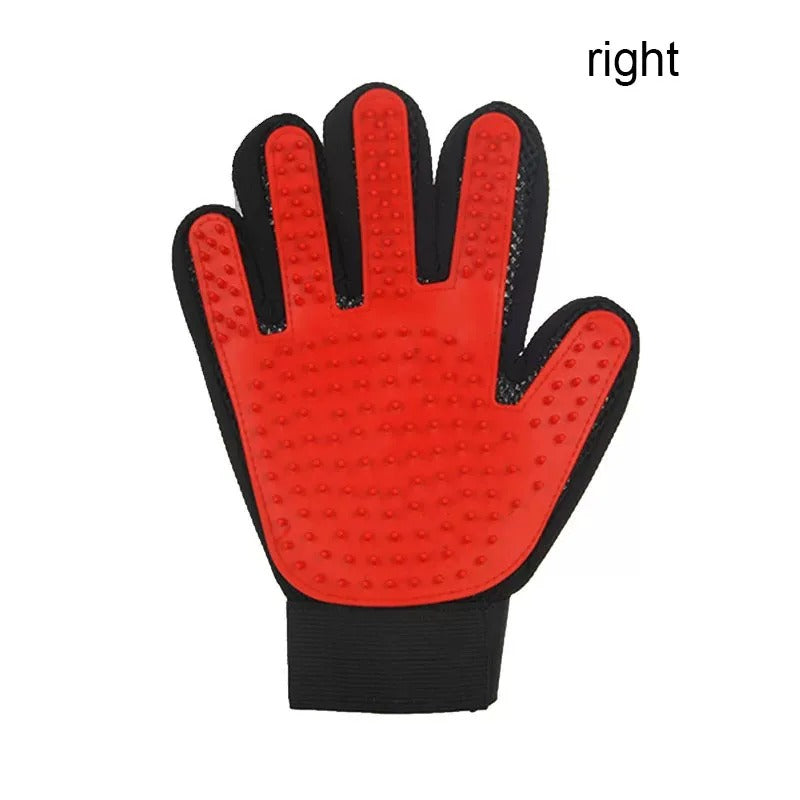 Silicone Pet Grooming Glove – Deshedding & Massage Brush