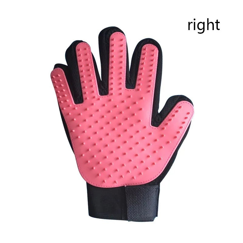 Silicone Pet Grooming Glove – Deshedding & Massage Brush