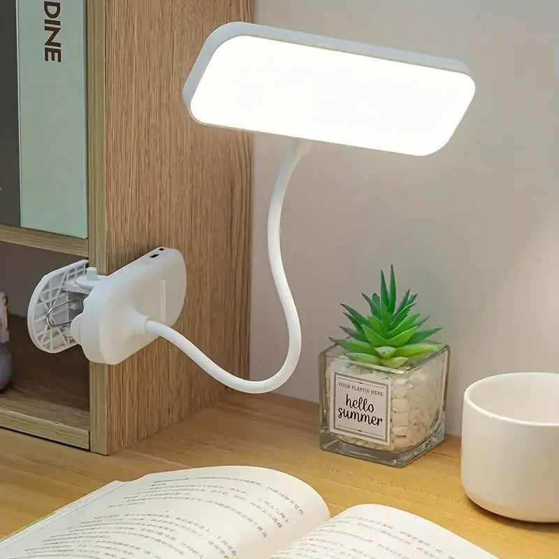 Clip-On LED Rechargeable Desk Lamp