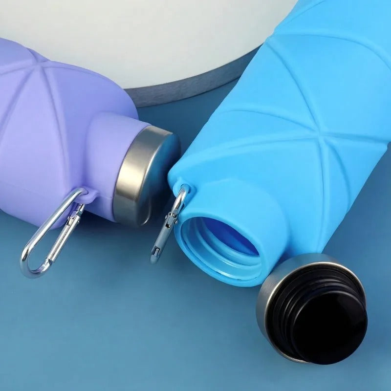 Collapsible Silicone Sports Water Bottle – 700ml