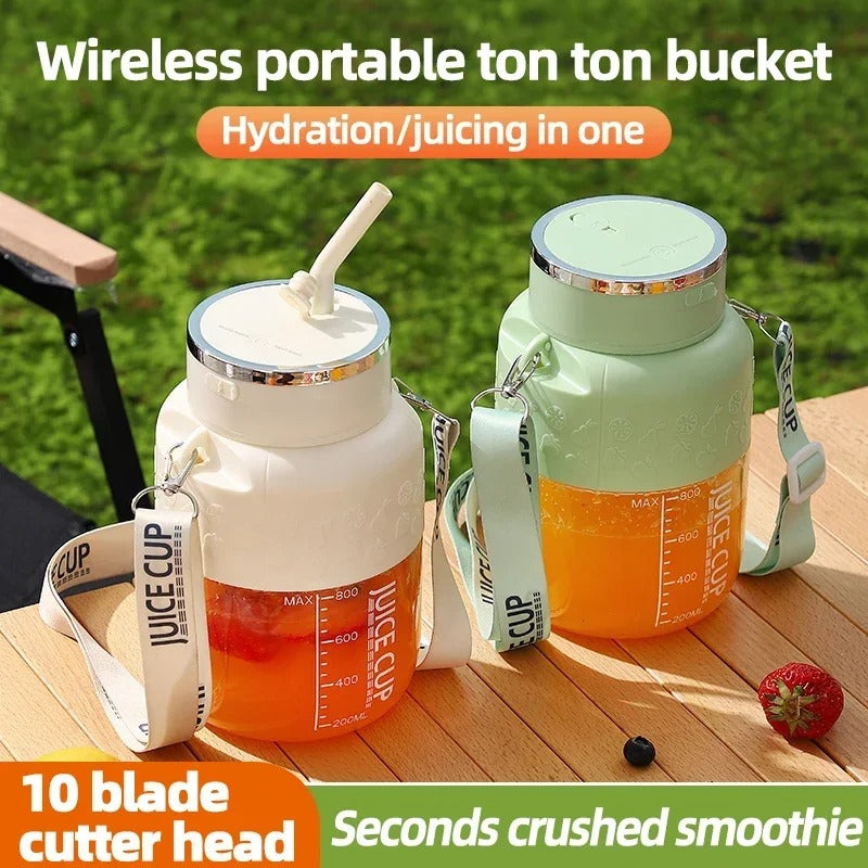 Wireless Portable Fruit Juicer – 800ml