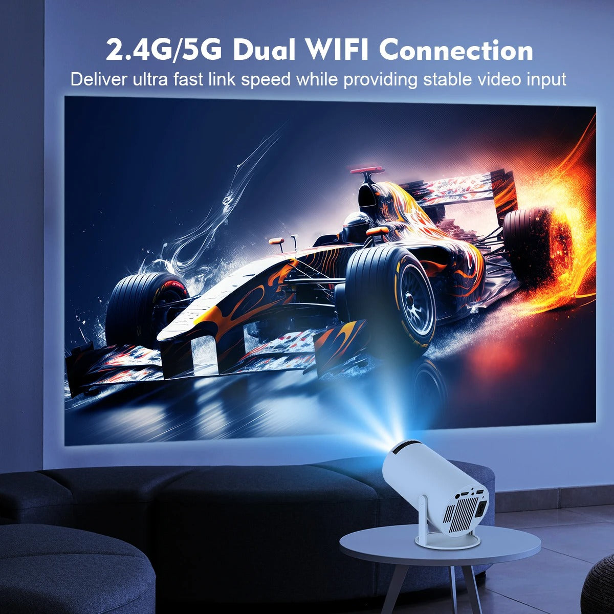 Magcubic HY300 Pro 4K WiFi6 Portable Projector
