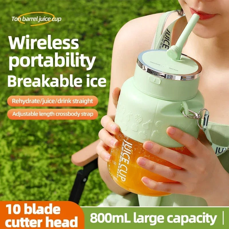 Wireless Portable Fruit Juicer – 800ml