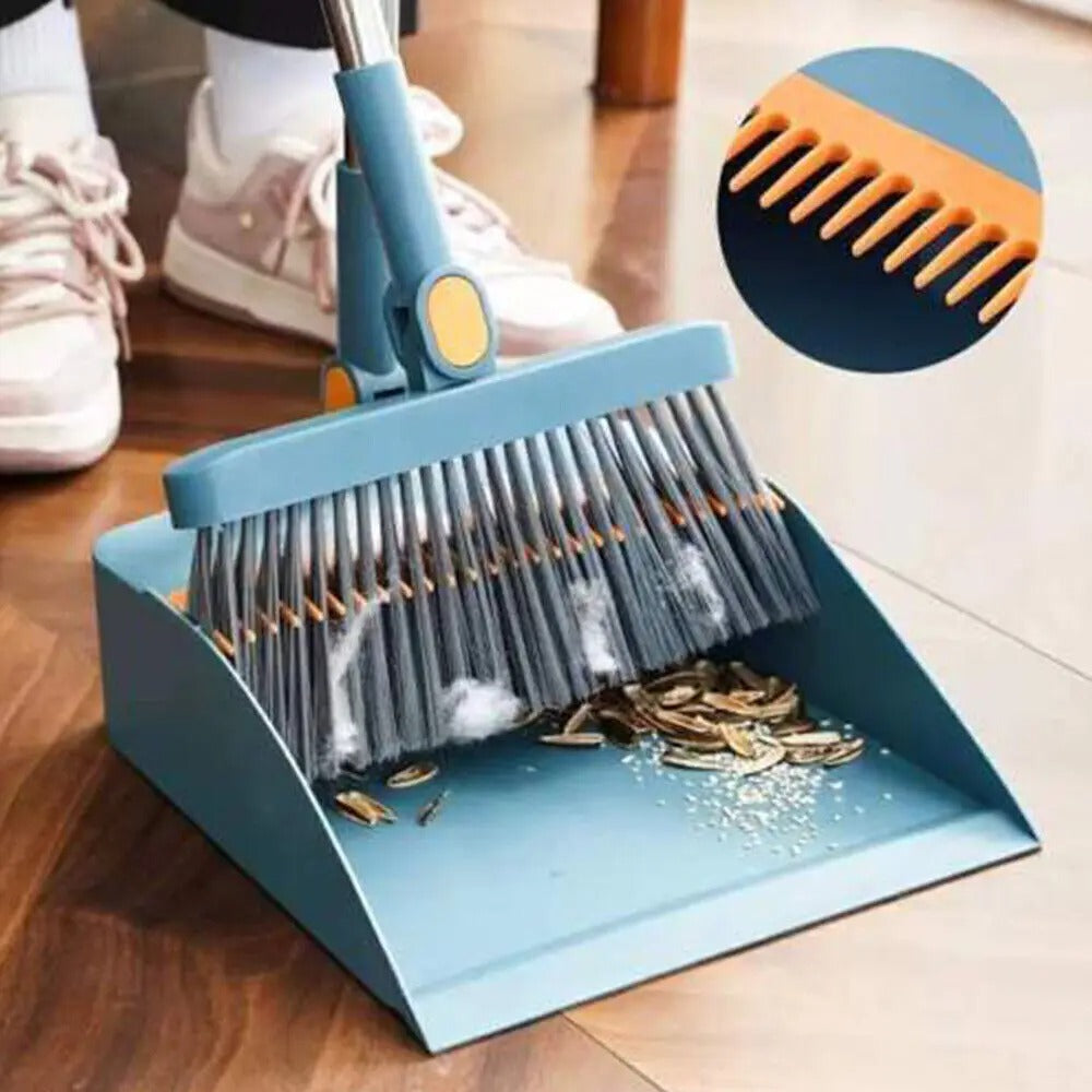 Broom and Dustpan Cleaning Set
