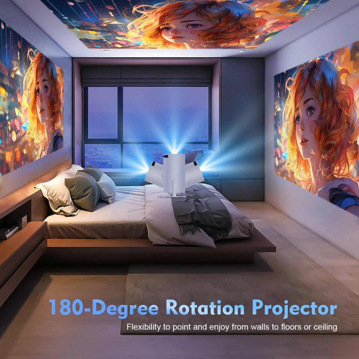 Magcubic HY300 Pro 4K WiFi6 Portable Projector