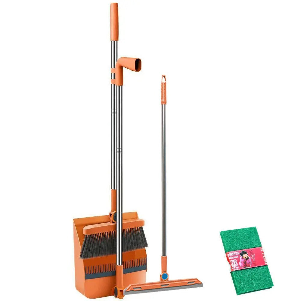 Broom and Dustpan Cleaning Set